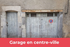 Garage en centre ville