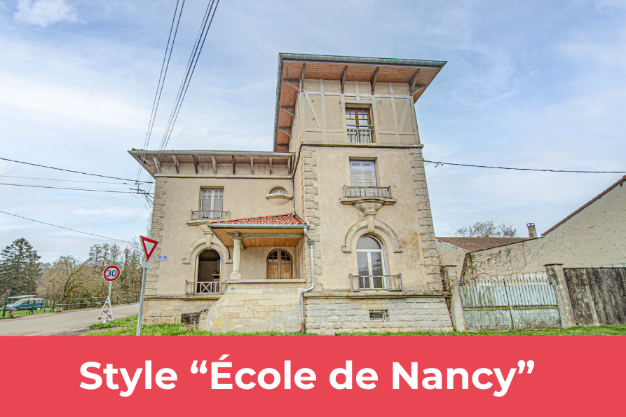 Maison Art Nouveau, style ‘Ecole de Nancy’