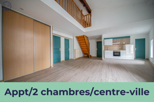 Appartement en duplex niché au deuxième étage d’un immeuble