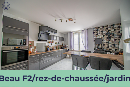 Bel appartement RDC surélevé avec jardin