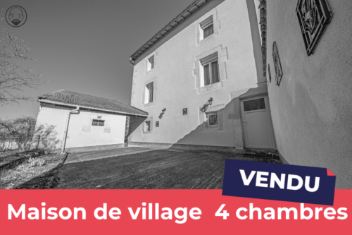 Maison de village 4 chambres