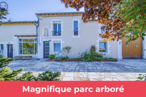 Maison de caractère 314 m2 et grand parc arboré