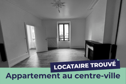 Appartement au premier étage d’un charmant immeuble en plein