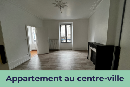 Appartement au premier étage d’un charmant immeuble en plein