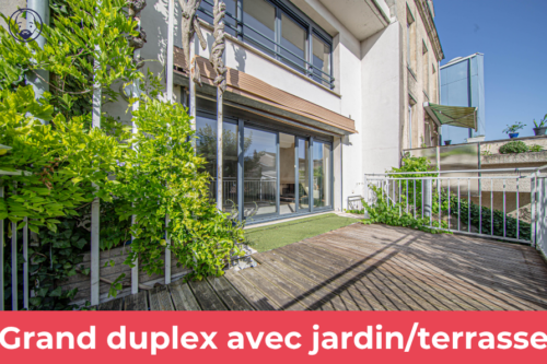 Appartement en duplex avec terrasse situé au premier et deux