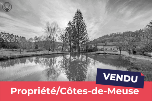 Propriété, au pied des cotes de Meuse …