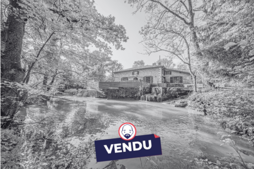 Moulin édifié sur plus de 2 hectares de terrain, au coeur d’