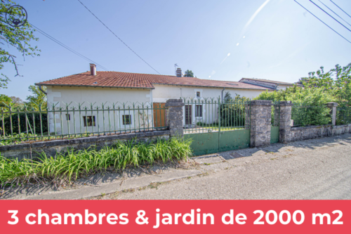 Maison de village 125 m2 avec garage et grand jardin