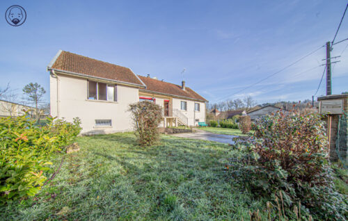 Pavillon individuel sur sous-sol avec grand terrain