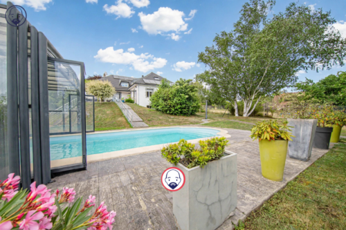 Demeure d&rsquo;architecte, 8 chambres, piscine couverte